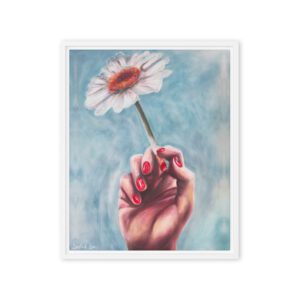 Inhale the Good Shit, Exhale the Bullshit / Framed Canvas