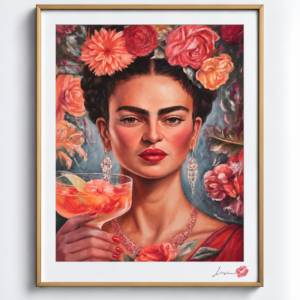 Mexican Muse Icon Inspired Portrait, Limited Edition Print