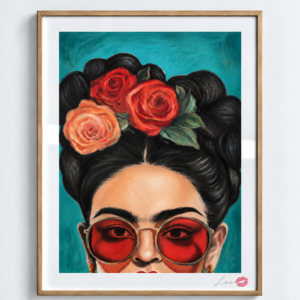 Life in Rose Tinted Sunglasses / Exclusive, Signed and Kissed Limited Edition Print
