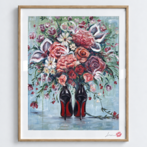 Blooming Into Red Bottoms / Exclusive, Signed and Kissed Limited Edition Print