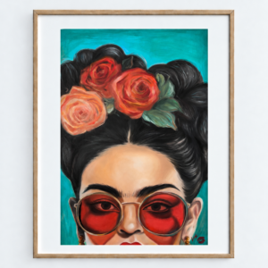 Life in Rose Tinted Sunglasses / Exclusive, Signed and Kissed Limited Edition Print