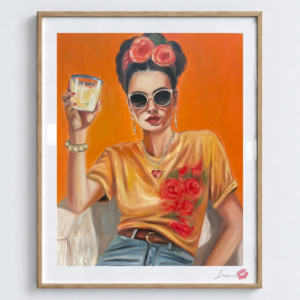 Modern Day Muse / Exclusive, Signed and Kissed Limited Edition Print