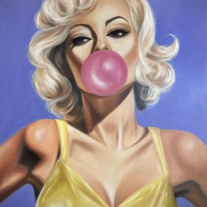 Variation #9040 of Bubble Gum Bombshell / Exclusive, Signed and Kissed Limited Edition Print