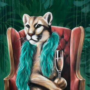 The Bougie Lioness/ Exclusive, Signed and Kissed Limited Edition Print