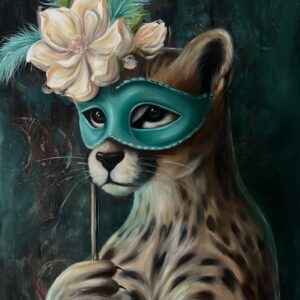 Variation #9028 of Leopard Lady / Exclusive, Signed and Kissed Limited Edition Print