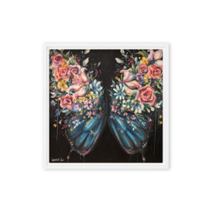 Butterfly Season - Floral Butterfly Painting